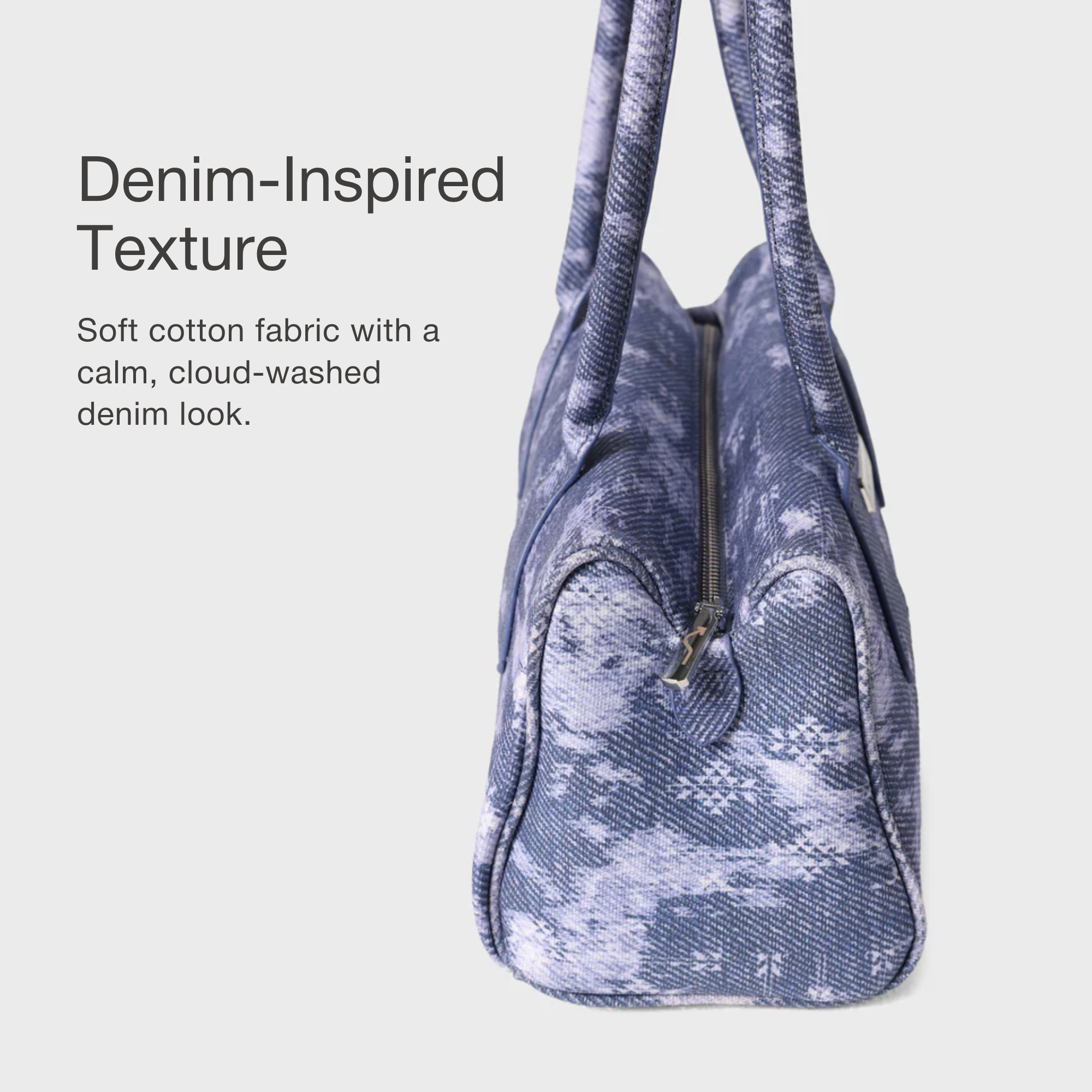 Cloud Denim Hand Bag