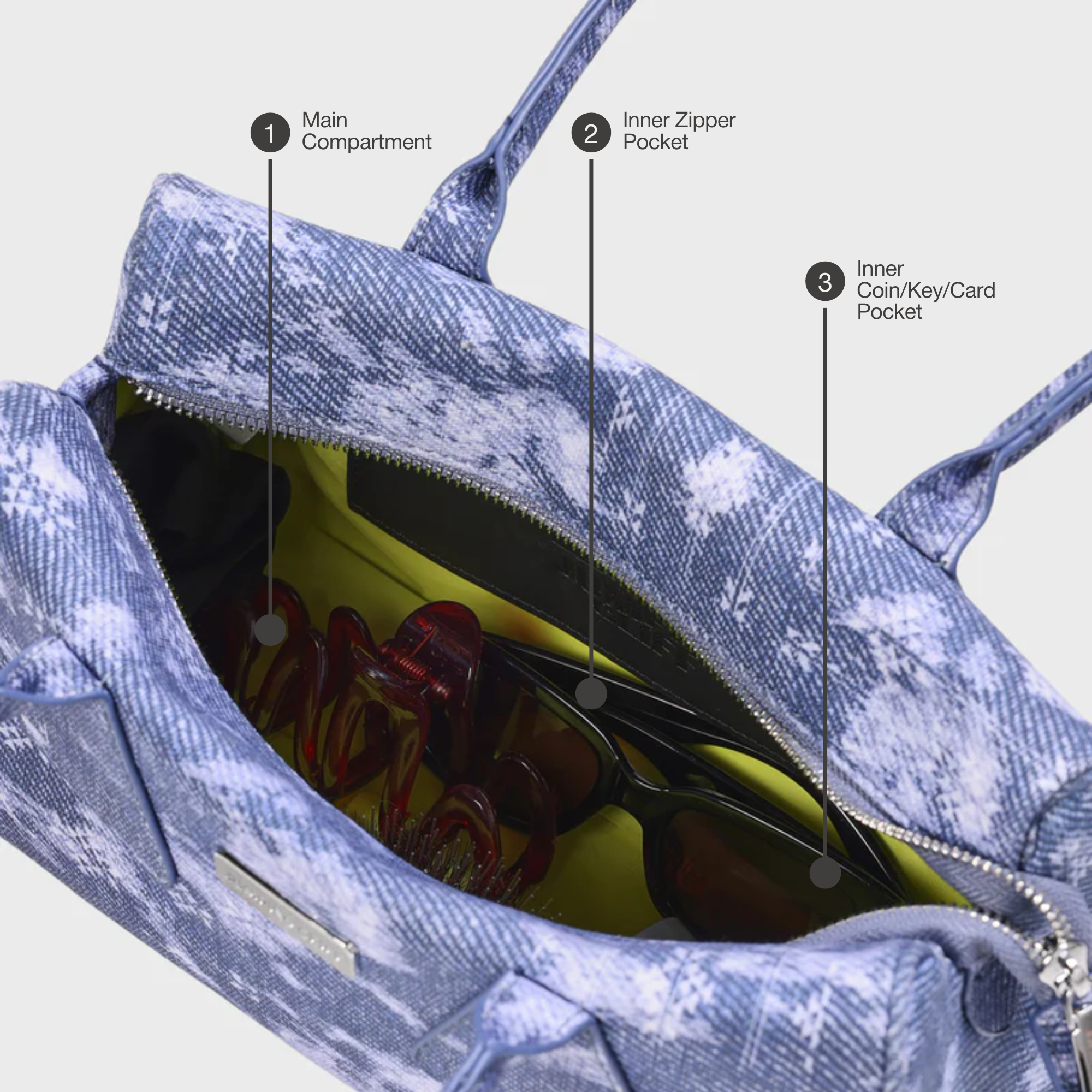 Cloud Denim Hand Bag